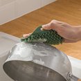 thumbnail image 2 of yingyy Brosse de Nettoyage Plaque Salle de Bain Paume Silicone Verre Évier Récurant Ménage Salle de Bain Réutilisable Récurage Tampon à Récurer Vert 1 Ensemble, 2 of 6