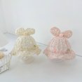 thumbnail image 4 of Fortune Baby Girl Summer Hat Mesh Flower Hat Infant Sweet Bow Cap, 4 of 9