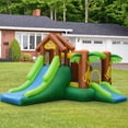 thumbnail image 3 of Costway Inflatable Jungle Bounce House Kids Dual Slide Jumping Castle Bouncer, 3 of 10