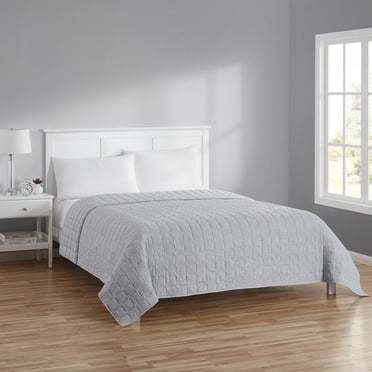 Mainstays Crinkle Adult Quilt, Double/Queen