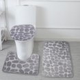 thumbnail image 4 of LSLJS Bathroom Rugs Sets 3 Piece Bathroom Carpet, Super Soft Non Slip Bathtub Carpet and Absorbent Bath Mat, Bathroom Carpet, Plush Bath Mat for Bathroom, 4 of 8