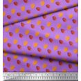 thumbnail image 3 of Soimoi Tissu Poly Georgette Violet Triangle & Fraise Imprimé 1 Yard 52 Pouces de Large, 3 of 6