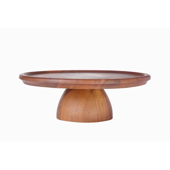 Home Trend Acacia Wood Cake Stand 11.8inch