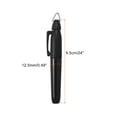 thumbnail image 2 of Unique Bargains Mini Permanent Markers Dry Erase Pen with Keychain Clip, Black Ink  4 Pack, 2 of 5