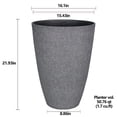 thumbnail image 4 of Cache-pot en béton gris, 4 of 5