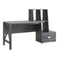 thumbnail image 1 of Furniture of America Axela Wood Multi-Storage Desk in Distressed Gray, 1 of 9
