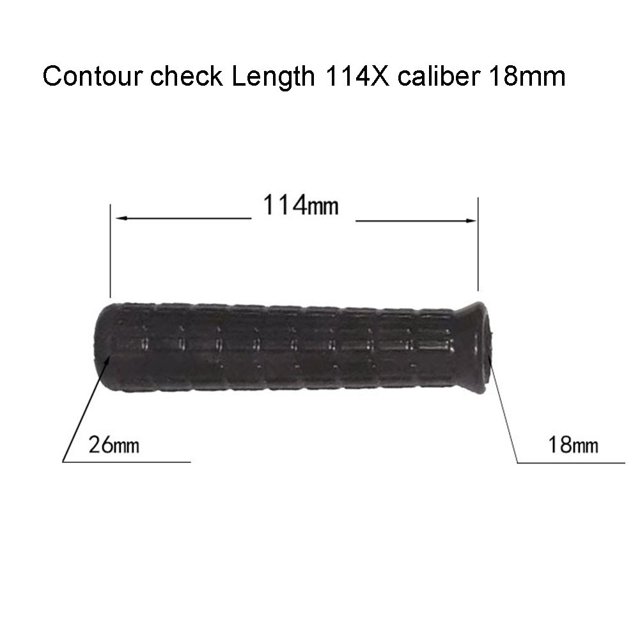 2 Pcs Poignées en Caoutchouc pour Brouette, Tubes Ronds Poignées de Remplacement Noires