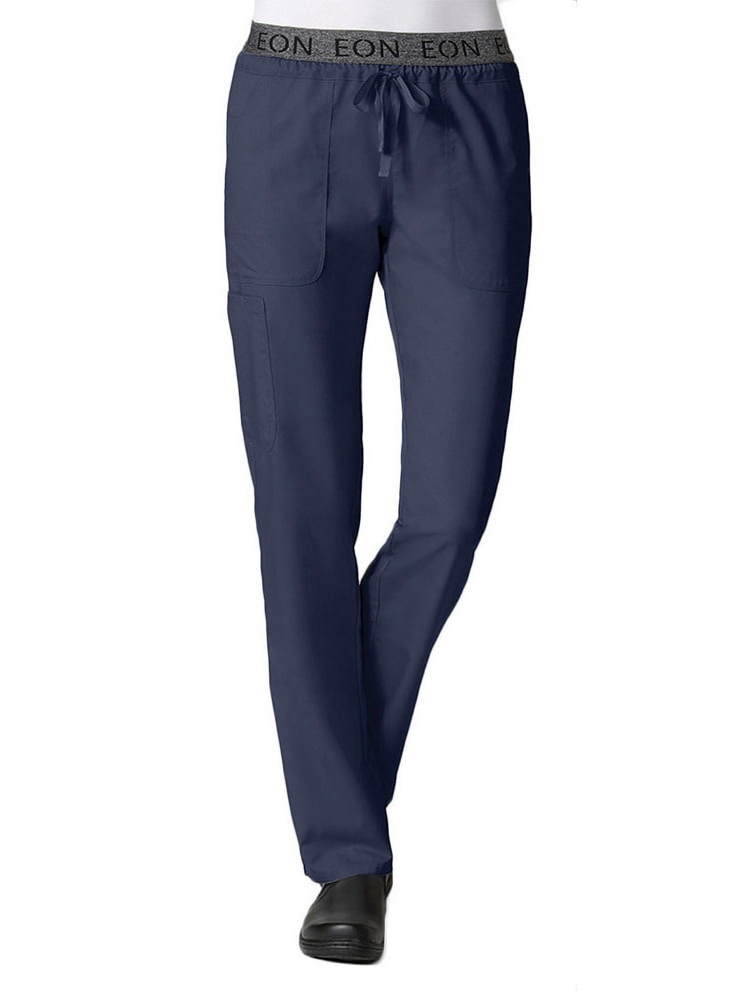 Pantalon d'Uniforme Médical pour Femmes EON COOLMAX® à Logo, Taille Élastique avec Cordon de Serrage