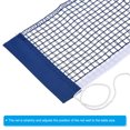 thumbnail image 4 of Unique Bargains Table Tennis Net Replacement Ping Pong Net String Tension Equipment Accessories Polyester Cotton, Blue 2 Pack, 4 of 6
