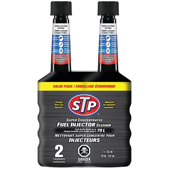 STP Super Concentrated Fuel Injector Cleaner, 155 ml - 2 Pack