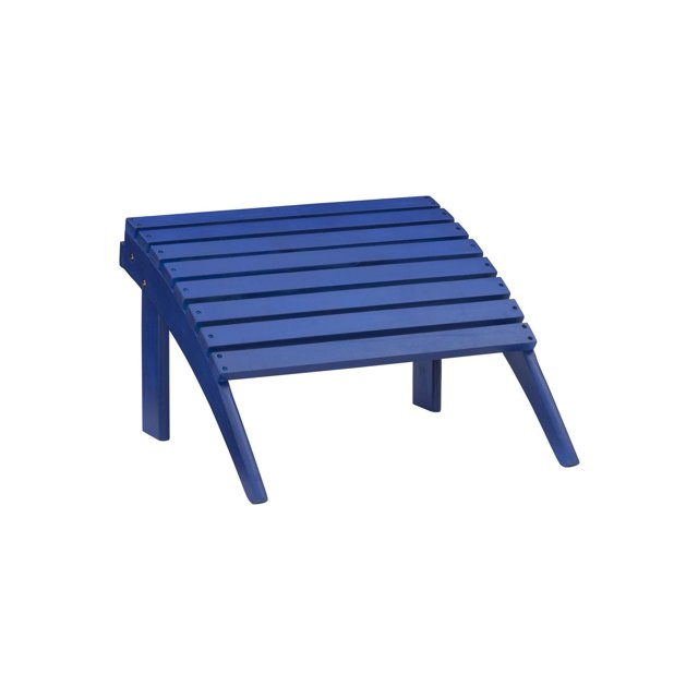 Repose-Pieds Extérieur Adirondack Bleu