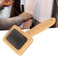 thumbnail image 1 of Sheepskin Wool Brush, Hand Carder, Bamboo Slicker Carding Rug Comb, Macrame Brush, Craft Wool Needle Felting Tool for Unmat Fur Rugs Pillows Short Hair Pet Grooming Deshedding, 1 of 7
