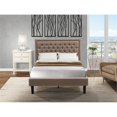thumbnail image 2 of Pemberly Row 2-Piece Bedroom Set with Fabric Upholstered Bed in Cream, 2 of 6