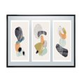 thumbnail image 1 of Designart Minimalistic Compostion of Organic Shapes I FLOAT FRAME WALL ART, 1 of 4