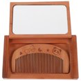 thumbnail image 1 of Shisuyan Folding Mirror Portable Mirror Small Mirror Compact Mirror Travel Mirror with Comb, 1 of 8