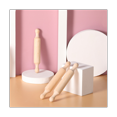 thumbnail image 3 of Geloo 7In Wooden Mini Rolling Pin for Children, 0.8 x 7 inches, Material: Wood, Small Dough Rolling Pin, 15 Count, 3 of 6