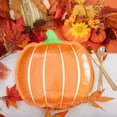 thumbnail image 4 of Todaioua 10 Pcs Assiettes en Papier Citrouille d'Automne Assiettes Jetables d'Automne Vaisselle de Fête de Récolte d'Automne Assiettes de Souper Orange de Récolte pour l'Action de Grâce Fournitures de Fête pour la Cuisine et les Repas, 4 of 7