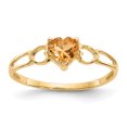 thumbnail image 1 of 14K Yellow Gold Citrine Birthstone Ring, 1 of 2