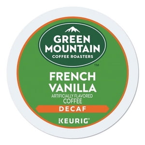 "Décaf de la Vanille française Coffee Les K-Cups, 24/box | Ensemble de 2 Boîtes"