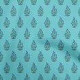 thumbnail image 1 of oneOone Georgette Viscose Turquoise Blue Fabric Block Craft Projects Decor Fabric Printed By The Yard 42 Inch Wide, 1 of 4