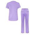 thumbnail image 2 of Adar Scrub Set pour Femmes - Scrub Top Courbé Col en V & Scrub Pantalon à Cordon Conique, 2 of 7