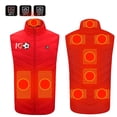 thumbnail image 1 of RXIRUCGD Plus Size Heated Coat For Men And Women 9 Heating Heated Jacket Winter Heating Coat( Red, Size:XL ), 1 of 5