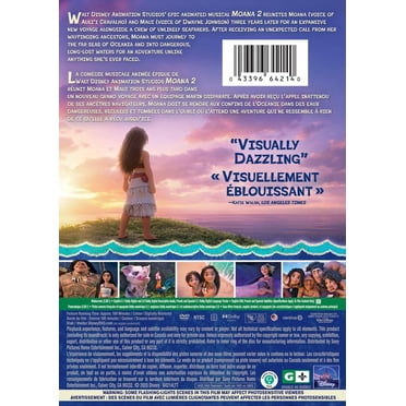 Moana 2 - Bilingual - DVD | Disney | Starring Auli'I Cravalho and Dwayne 'The Rock' Johnson