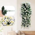 thumbnail image 5 of Mlkoz Home Decoration, Simulation Lilys Rattan Artificial Flower Wall Hanging Basket Indoor And or Decorative Flowers Suitable For Decorating Indoor Wedding, Birthday Gifts, 5 of 5