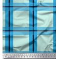 thumbnail image 1 of Soimoi Moss Georgette Fabric Check Check Printed Fabric 1 Yard 42 Inch Wide, 1 of 5