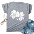 thumbnail image 4 of TopLLC St. Patrick's Day Patricks Day Chemises pour Femmes Hauts de Sarrau St Patricks Day Mode pour Dames St. Imprimé Manches Courtes Col Rond Chemise Femme Décontractée Ample, 4 of 4