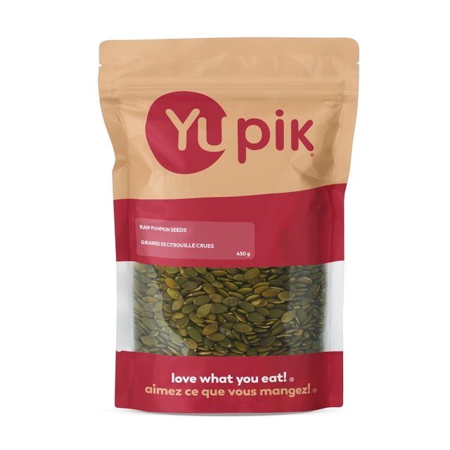 Yupik Raw Shelled Pumpkin Seeds - High Fiber Pepitas, 450 g