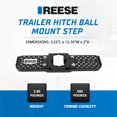 thumbnail image 2 of Reese Towpower Trailer Hitch Ball Mount Step with Cast Aluminum Construction, 2 of 11