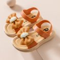 thumbnail image 2 of B91xZ Chaussures de Robe pour Fille, Ballerines Plates avec Bride à la Cheville, Orange 8, 2 of 3