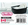 thumbnail image 4 of Panier à vaisselle Sterilite de 17L - Noir, 4 of 4