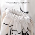 thumbnail image 2 of QualitChoice Portable Cotton Linen Drawstring Closure Bag Bedroom Large Capacity Pouch Sundries Luggage Cargo Laundry Organizer Type 2 1 Pc, 2 of 6