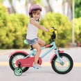 thumbnail image 4 of Costway 12" Kids Bike with Adjustable Saddle Handlebar Removable Training Wheels Handbrake Red, 4 of 10