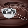 thumbnail image 1 of POCREATION Stainless Steel Chocolate Double Boiler Heating Fondant Caramel Cheese Pan, 1 of 7