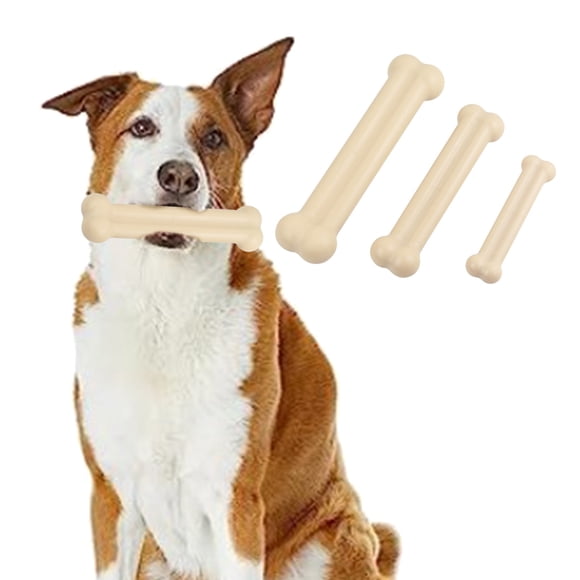 Durable Chew Toys for Dogs Interactive Chewing Bone Dog Chew Bone for Teeth Cleaning for Aggressive Chewers and Playful