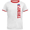 thumbnail image 1 of Election 2016 Team Donald Trump White/Red Men's Ringer T-Shirt, 1 of 1