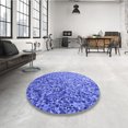 thumbnail image 4 of Ahgly Tapis Rectangulaire Lavable en Machine Intérieur Transitionnel Bleu Ciel, 2 Pieds x 5 Pieds, 4 of 7