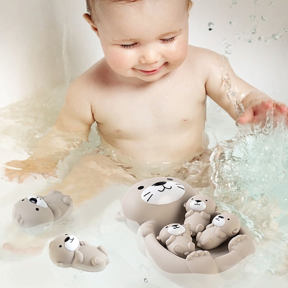 Jouet de Bain pour Jeux d'Eau, Jouet de Bain Flottant Scellé pour Enfants, Accessoires Aquatiques Éducatifs