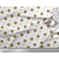 thumbnail image 2 of Soimoi Moss Georgette Fabric Floral Block Print Fabric by The Yard 42 Inch Wide, 2 of 5