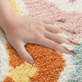 thumbnail image 5 of Cute Flower Bathroom Rug, Machine Washable Bathroom Floor Mat, Extra Soft Absorbent Non-Slip Bath Rug,40x60cm, 5 of 5