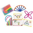 thumbnail image 1 of Junior Geostix - 200 Multicolored Construction Toy Sticks - 30 Double-Sided Activity Cards, 1 of 4