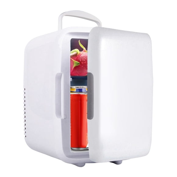 Réfrigérateur de Voiture 4 L Mini Ménager pour Masque Cosmétique Soins de la Peau Produits Froid et Chaud Double Usage Peut Chauffage Conservation des Aliments