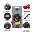 thumbnail image 3 of Garvee Réservoir de Carburant à Essence Portable de 15 Gallons avec Roues et Buse de Transfert Manuelle pour Essence, Diesel, Bateau, VTT et Moto, Gris, 3 of 7