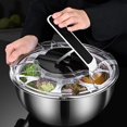 thumbnail image 1 of Vegetable Fruits Dryer Salad Spinner Lettuce Spinner Storage Drying Machine Useful Kitchen Tools Vegetable Dehydrator, 1 of 7