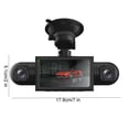 thumbnail image 3 of Danhjin Dash Cam 4-Way Dash Camera 3-Inch High-Definition 1080P Front Rear Left Right 360 Degree Panoramic Video Tape Wifi In Car Dvr, 3 of 9