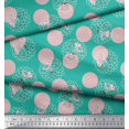 thumbnail image 3 of Soimoi Poly Georgette Fabric Dot,Bird & Fish Kids Printed Fabric 1 Yard 52 Inch Wide, 3 of 3
