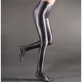 thumbnail image 4 of Ultra Thin Transparent Shiny Crotch Dance Yoga Pants Large, 4 of 6